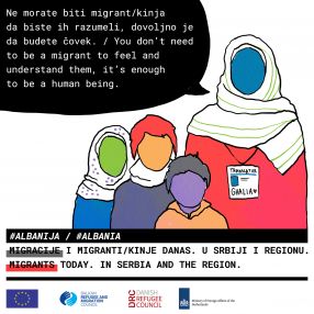 The campaign “Migration and migrants today. In Serbia and the region”